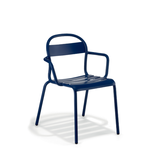 Fauteuil Kanpoa bleu