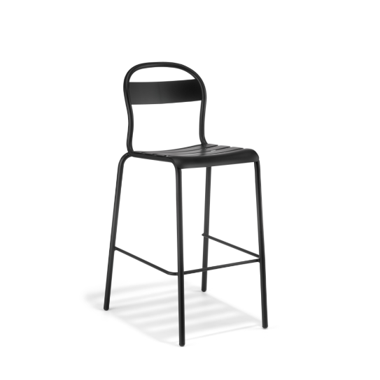 Tabouret Kanpoa noir