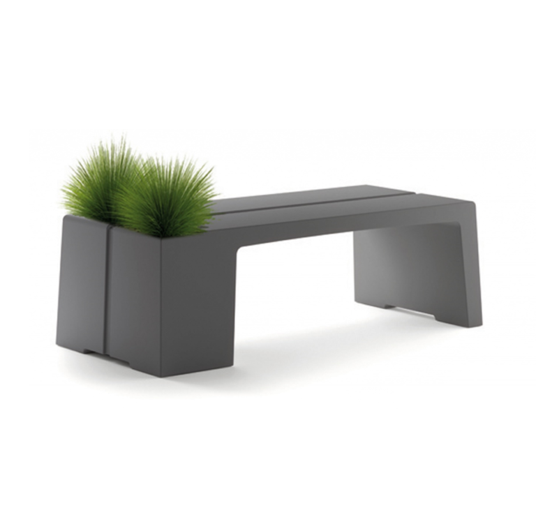 Banc avec plante artificielle Karla Sokoa